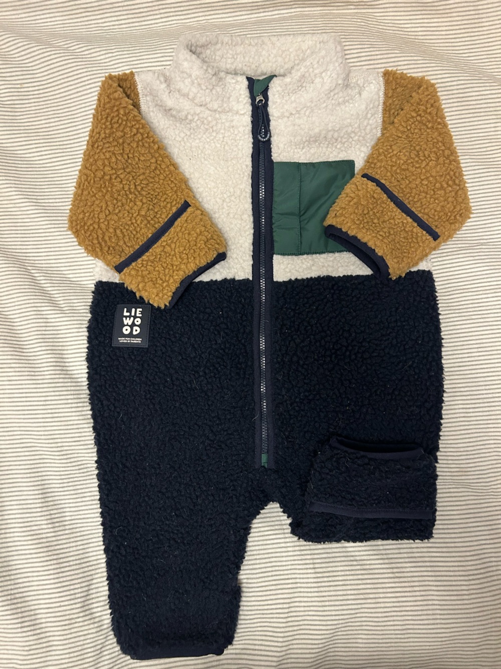Liewood size 62 (6m) Colorblock Teddy Jacket